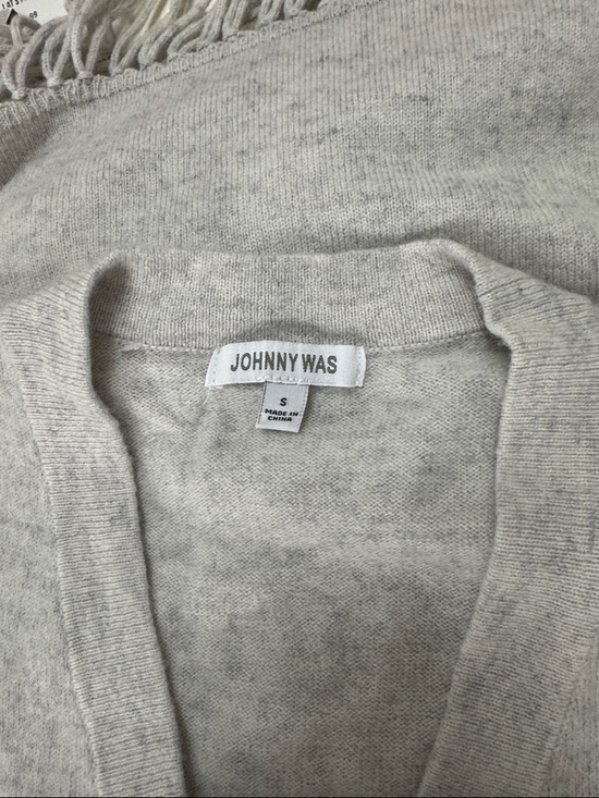 Johnny Was Bijoux Fridge Wool Cashmere  Zodiac Astrology Cardigan Sweater sz S - Picture 9 of 11